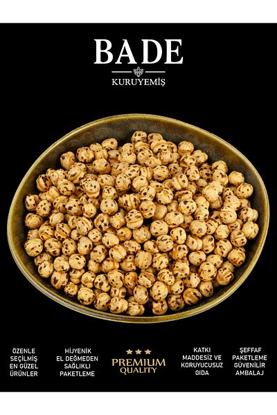 bade kuruyemiş Yellow Jumbo Leblebee - Roasted, Large Size, 550 Gr.