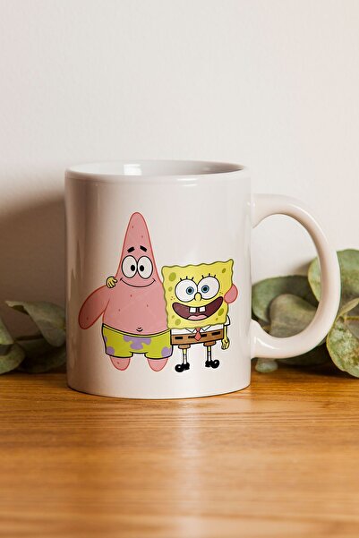 gavebutik "Sünger Bob" Baskılı Hediyelik Kupa Bardak