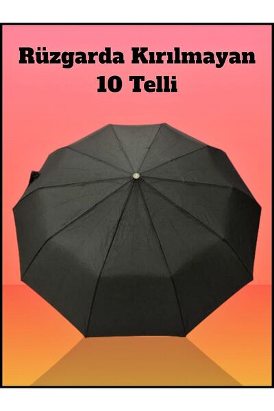 Rainwalker 10 Telli Rüzgarda Kırılmayan Tam Otomatik Şemsiye
