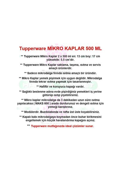 Tupperware Micro Cup 2-Piece Microwave Oven Heating Feeding Bowl Li Hsgl