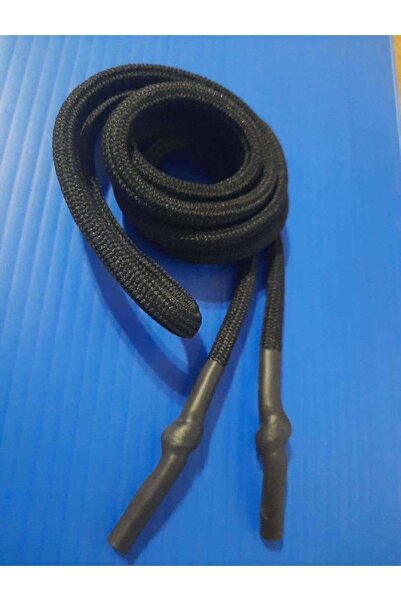 İMREN AKSESUAR Μαύρο κορδόνι με δαντέλα - 1 τεμάχιο 125 cm, ειδική μύτη Ko4018