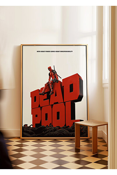 ARTHOUSECOLLECTIVE Deadpool - Poster de film - Poster de film fără cadru în d...