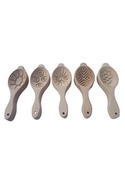 BARIŞ Ahşap Kömbe Kerebiç Kurabiye Pasta Kalıbı (5 Adet)