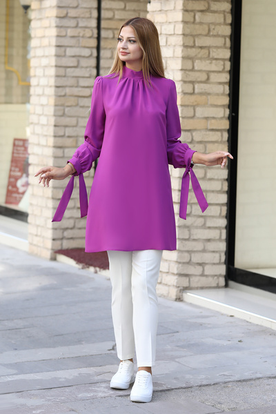 AHUNUR Tesettürde Mutluluk Asian Hijab Tunic - Stylish and Comfortable Design