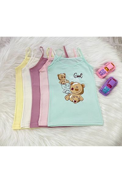 SWELLA GIRL'S ATHLETE 100% COTTON 5 PACK