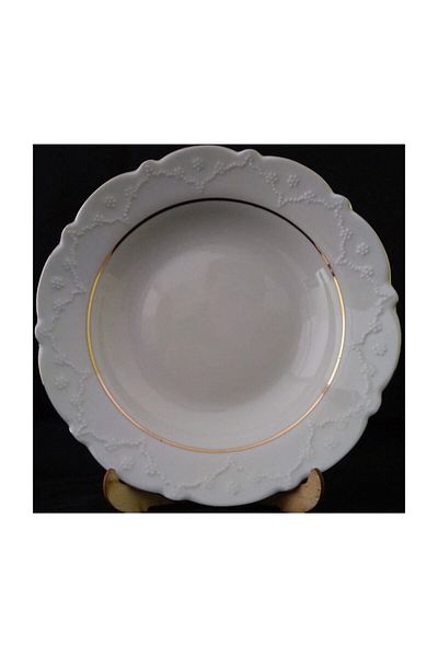 Porland Gilded Pit Plate 19 cm 6 pcs