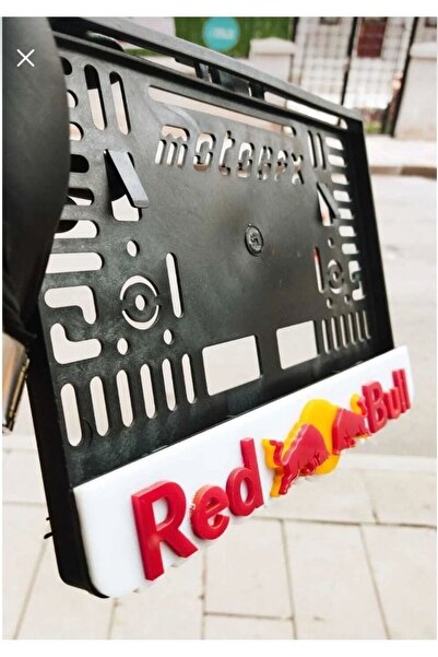 jetpleksi Motorsiklet RedBull Özel Tasarım Pleksi Plakalık 5d Kabartma