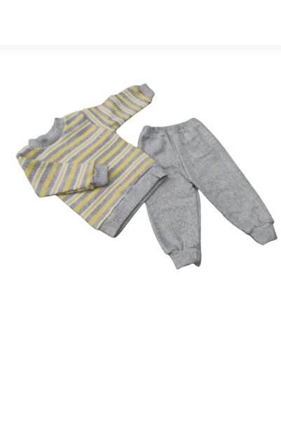 PİRİNÇ BEBE Bebek kışlık fitilli ikili takım