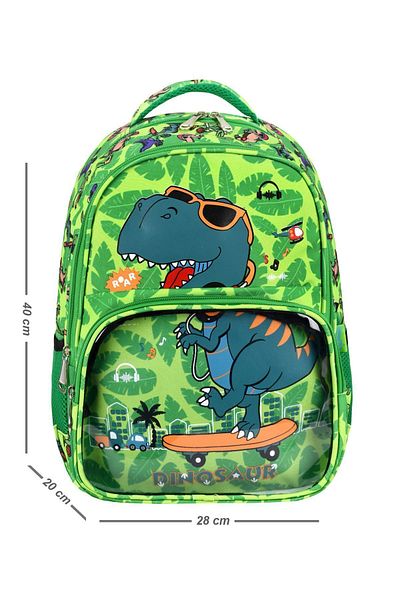 QL ACCESSORY Set Dinozaur - Geanta de școală primară