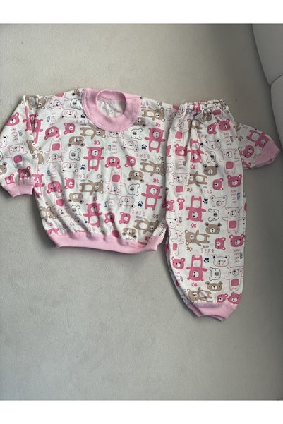 PİRİNÇ BEBE Kız bebek pijama takımı