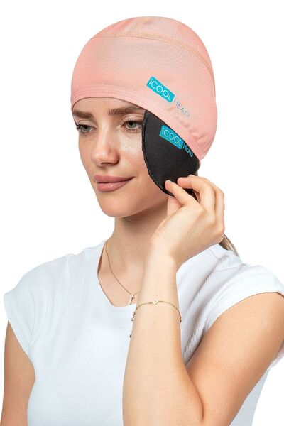 iCool Head Migren Ve Baş Ağrısı Giderici Başlık, Sıcak Ve Soğuk Kompres Şapka, Buz Paketi Bandaj (SOMON)