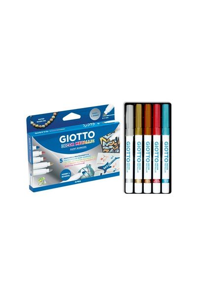 Giotto Decor Metal Metal Felted Paint for All Surfaces 5 Colors