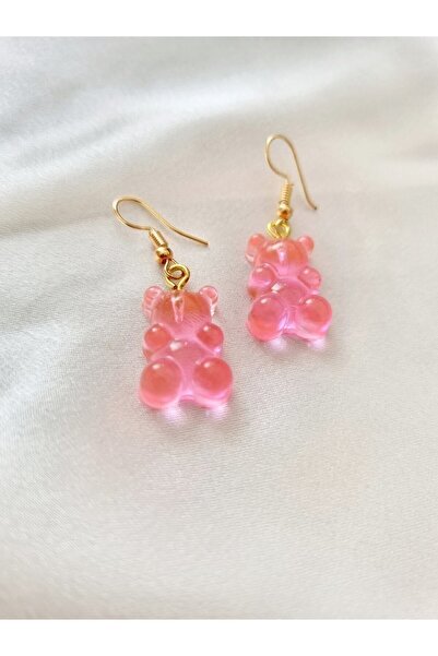 Serashine Jelibonlu Pembe Ayıcık Küpe