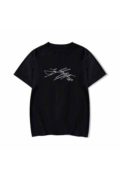 Korefanzin Tricou semnat Bts Jungkook unisex negru