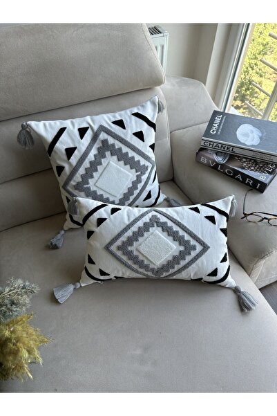 en gözde home Вишитий чохол на подушку з перфоратором з 2 частин