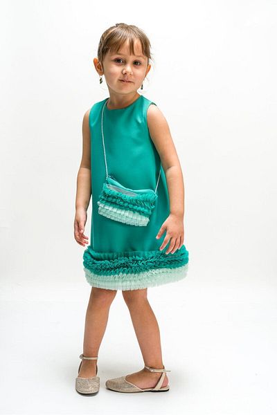 SIRRI Cheerful Pastel: Color Cümbüsü Party Dress for Babies - 6-18 Months