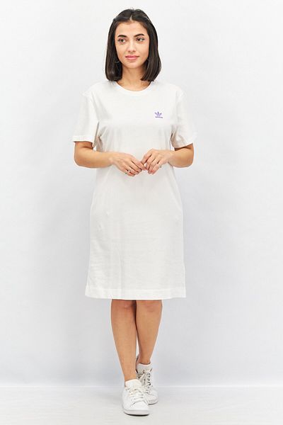 All white adidas dress hot sale