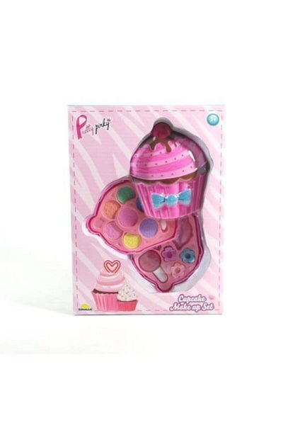 SAZE Dnzm Girl Child Pink Pretty Pinky Cupcake Makeup Beauty Set