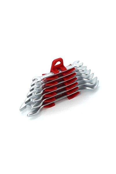 İzeltaş 0100002106   طقم مفاتيح ذو فمين قصير الحجم مكون من 6 قطع