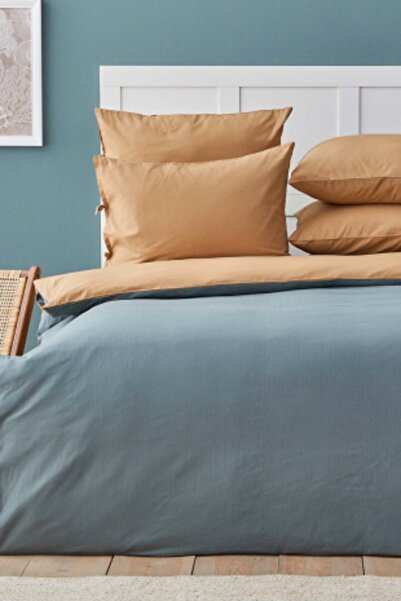 Nautica Home Pruva Hardal/yeşil Çift Taraflı Tek Kişilik Nevresim Seti