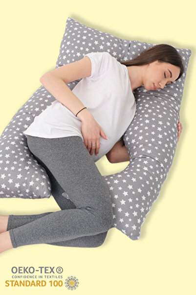 38 OtuzSekiz Ολόσωμο μαξιλάρι εγκυμοσύνης με αφαιρούμενο κάλυμμα που πλένεται