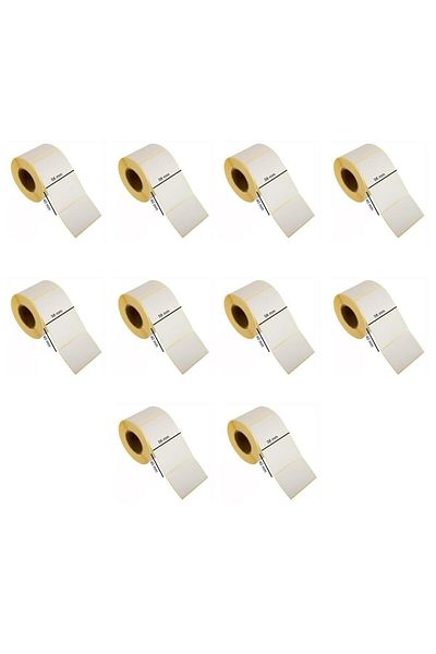 BK ETİKET X5 Tech 40x58 Thermal Barcode Label - 10 Pieces of 500 Scale Labels