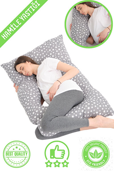 Pinkapple Hamile Yastığı, Hamile Uyku Yastığı, Hamile Oturma Destek Minderi