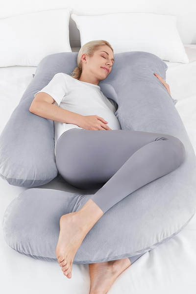 IRK 1ADET 1 Adet Baş Boyun Sırt Karın Destekli Çıkarılabilir Kılıflı Hamile Y...