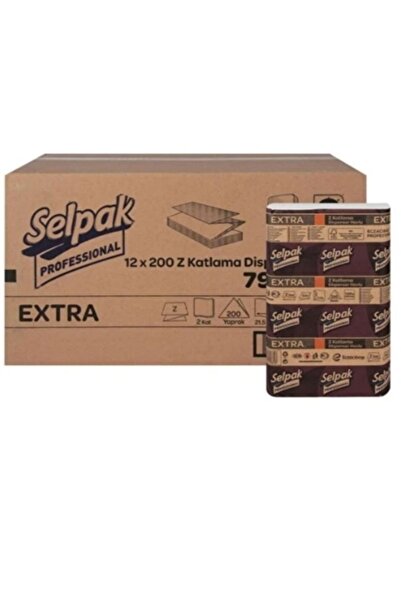 Selpak Professional Selpak Ext.z Katlama Havlu Peçete 12*200 Lü