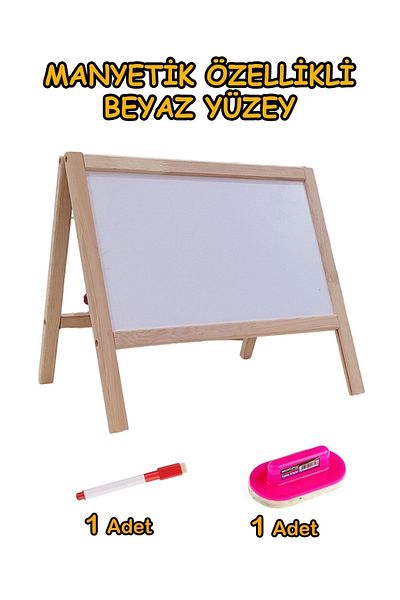 bgm oyuncak Magnetic Desktop Writing Board with Wooden Abacus