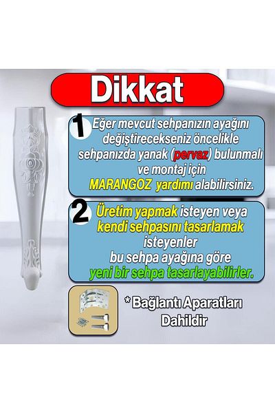 Badem10 Rosa 4 bucăți picioare măsuță de cafea din plastic 40 cm culoare albă picioare mijlocii măsuță de cafea mobilă picioare de masă alb