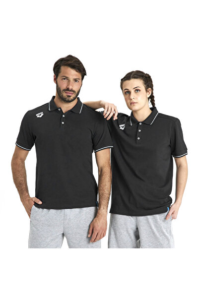ARENA Ανδρικό μπλουζάκι Team Solid Cotton σε μαύρο casual στυλ 004901500