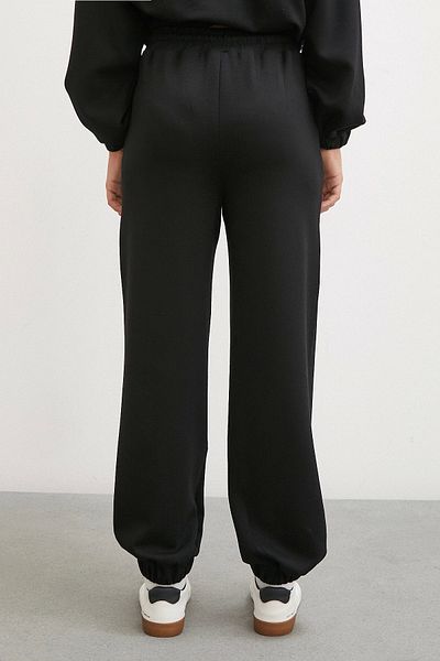 Never more Black Sweatpants - Elastic Pocket