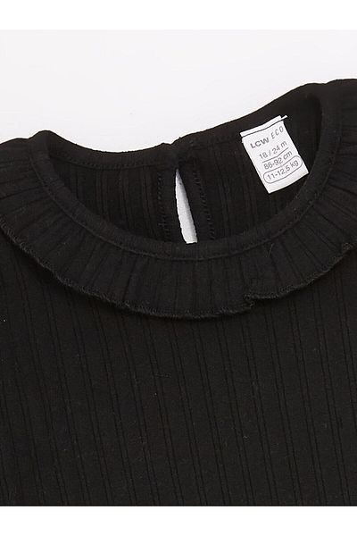 LC Waikiki LCW Baby Girls - Μακρυμάνικη μπλούζα με λαιμόκοψη