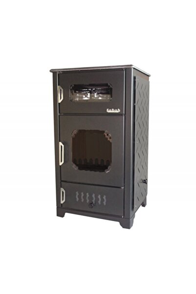 Sabah Mangalsepetim S100 Fırınlı Şömine Soba Siyah