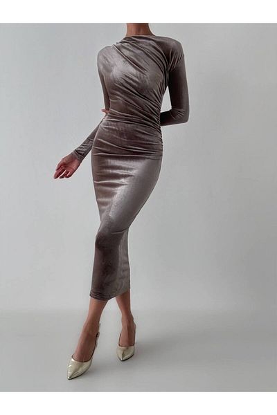 TAYT VEGAS Velvet Dress - Full Lycra