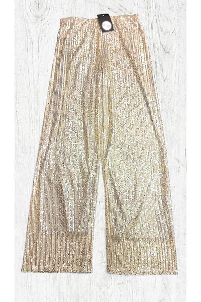 STLB Sequined, Rubber Waist Trousers