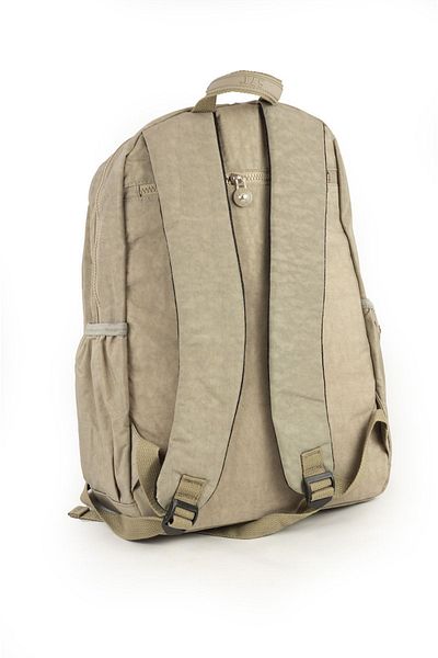 İMAKS 571 Crinkle / Clinkir Waterproof Lightweight Multi-Compartment Travel School, Sports, Laptop Backpack Beige 2D
