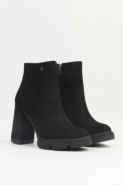 Pierre Cardin ® |   Pc-54139Women's Black Suede Platform Heel Boots