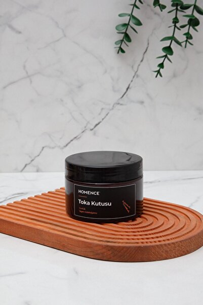 homence Buckle Box Labeled Plastic Organizer Jar Amber 250 ml