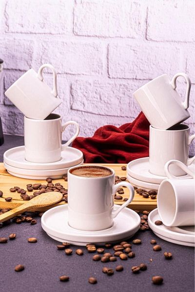 Bambum Aden - Coffee Cup Set for 6 People 12X12X7.5