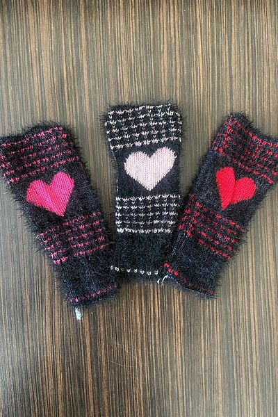 Çt Çeyizci Tekstil Soft Fiber Black Heart 3 Pieces