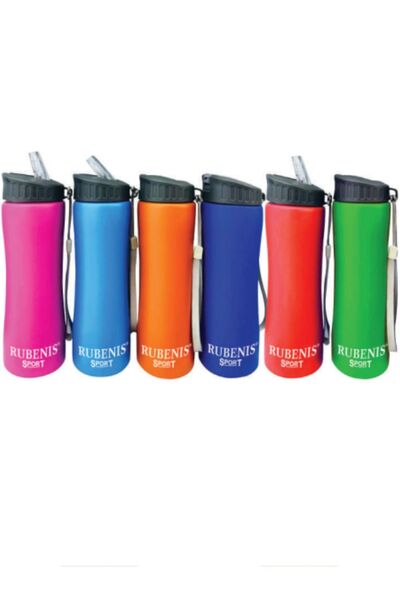 Rubenis Rcm-04 500 مل - قارورة فولاذية ذات جسم رفيع، أزرق فاتح، قطعة واحدة