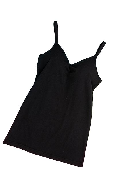 by İGP Black Modal Soft Bra Rope Strap Undershirt for Women