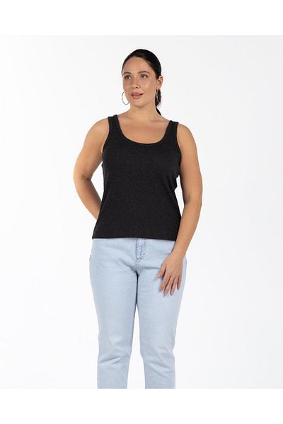 LUOKK Holly Camisole Plus Size Undershirt Anthracite