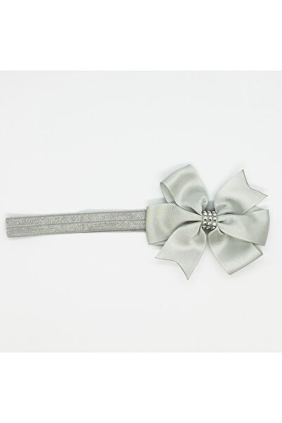 Atılgan Grp Gray Stone Handmade Ribbon Baby and Children's Bandana