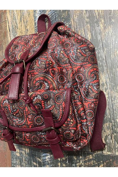 Street Bag Σακίδιο πλάτης ταξιδιού στην Μαγιόρκα Ethnic Patterned Cover