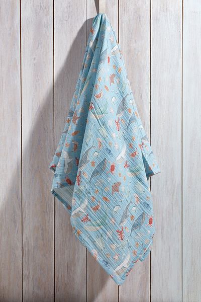 Tuğba Kuğu 2 Layer Muslin Blanket - Summer Vibe Patterned 6