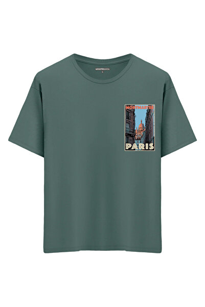 Mounte Bianca Unisex Pariz - Oversize kroj T-shirt