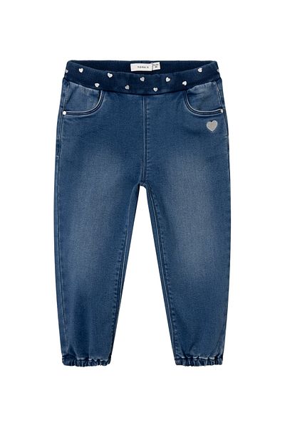 name ıt NMFBELLA - Blugi din fleece cu talie înaltă 6427-AN O